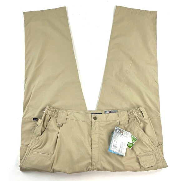 5.11 Tactical Mens Taclite Pro Lightweight Performance Pants 40x34 Khaki 74273 - Picture 5 of 16